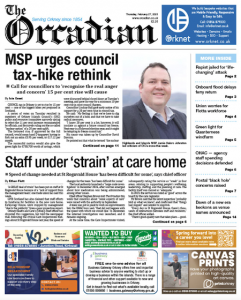 In this week’s The Orcadian