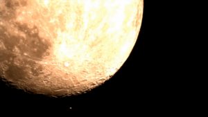Orkney astronomer records lunar occultation of Mars — Video