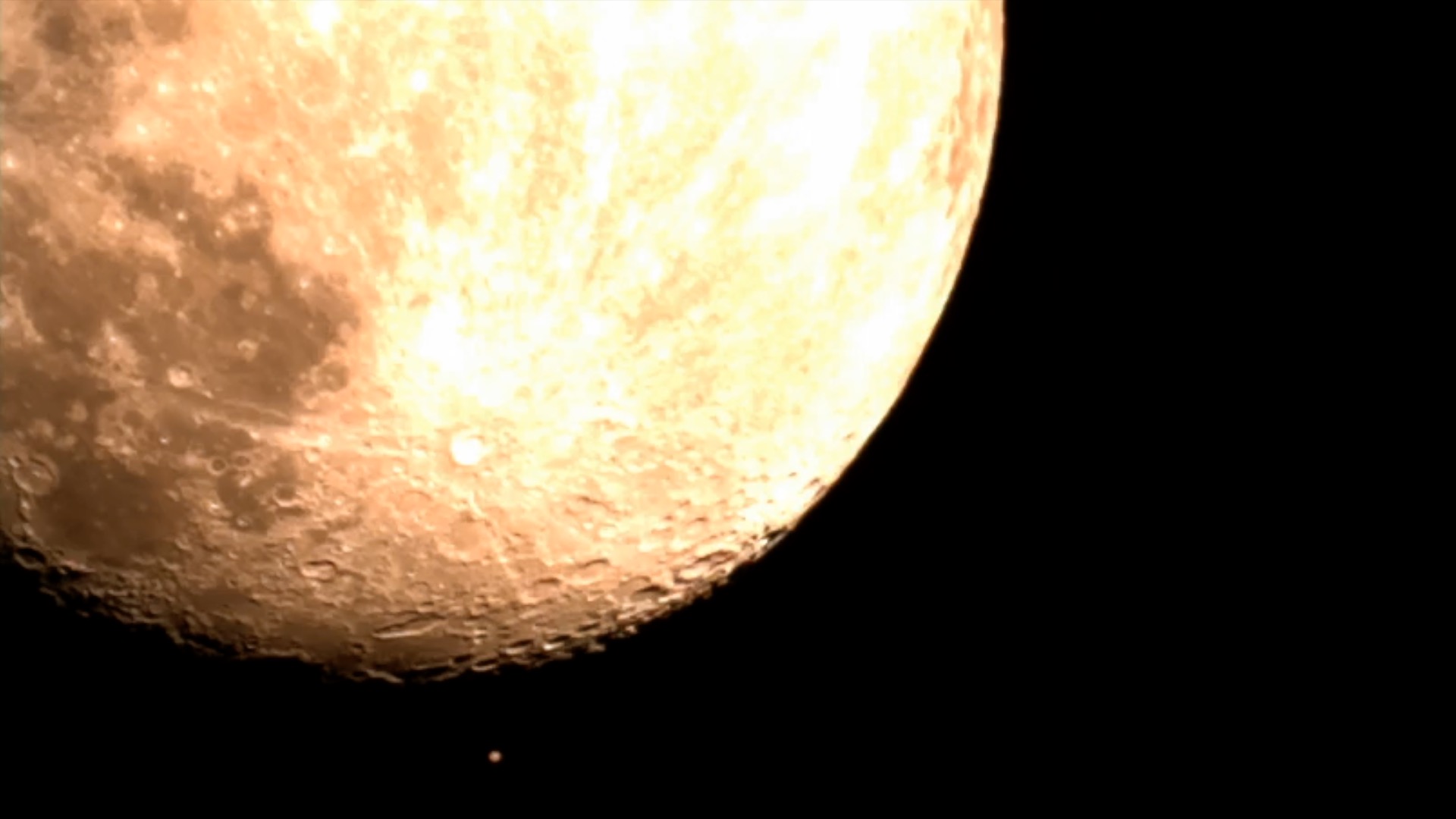 Orkney astronomer records lunar occultation of Mars — Video