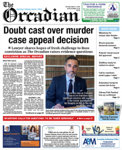 In this week’s The Orcadian