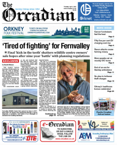 In this week’s The Orcadian