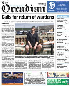 In this week’s The Orcadian