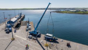 First electric hydrofoil vessel arrives in Orkney