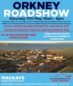 ADVERTORIAL – Orkney Roadshow