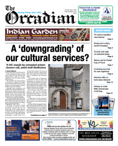 In this week’s The Orcadian
