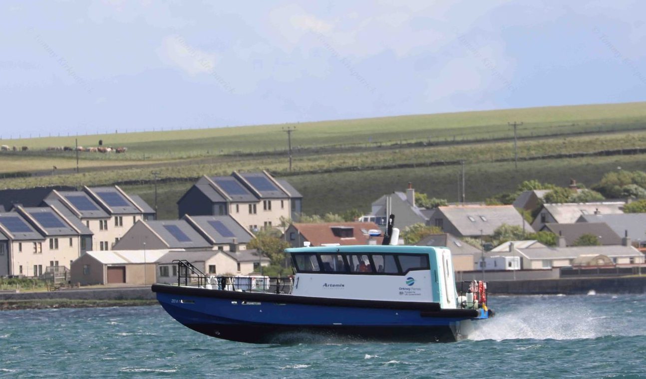 Sea trials begin for electric hydrofoil vessel