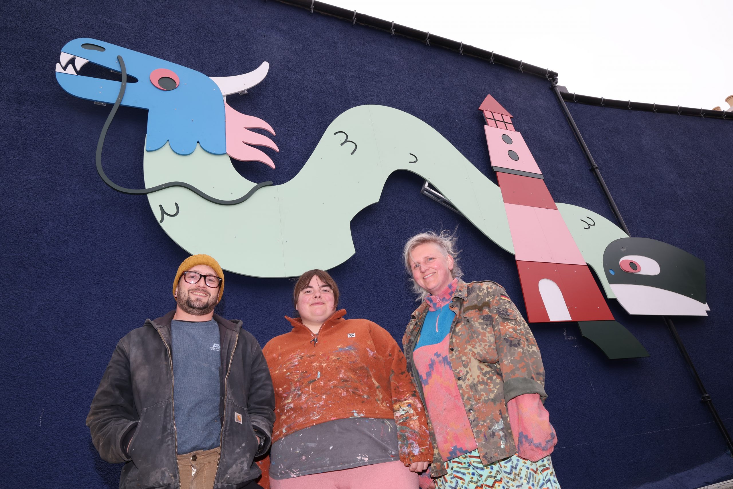 Colourful mural takes shape at Garden Square