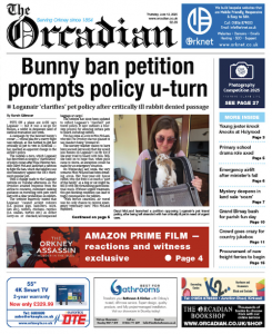 In this week’s The Orcadian