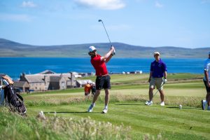 Golfers pitch up for final rounds on penultimate day of Island Games