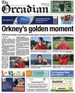 In this week’s The Orcadian