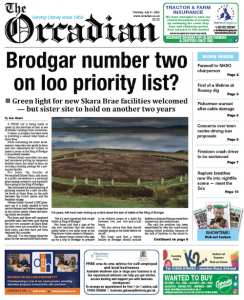 In this week’s The Orcadian