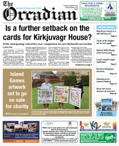 In this week’s The Orcadian