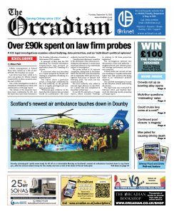 In this week’s The Orcadian