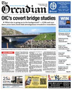 In this week’s The Orcadian