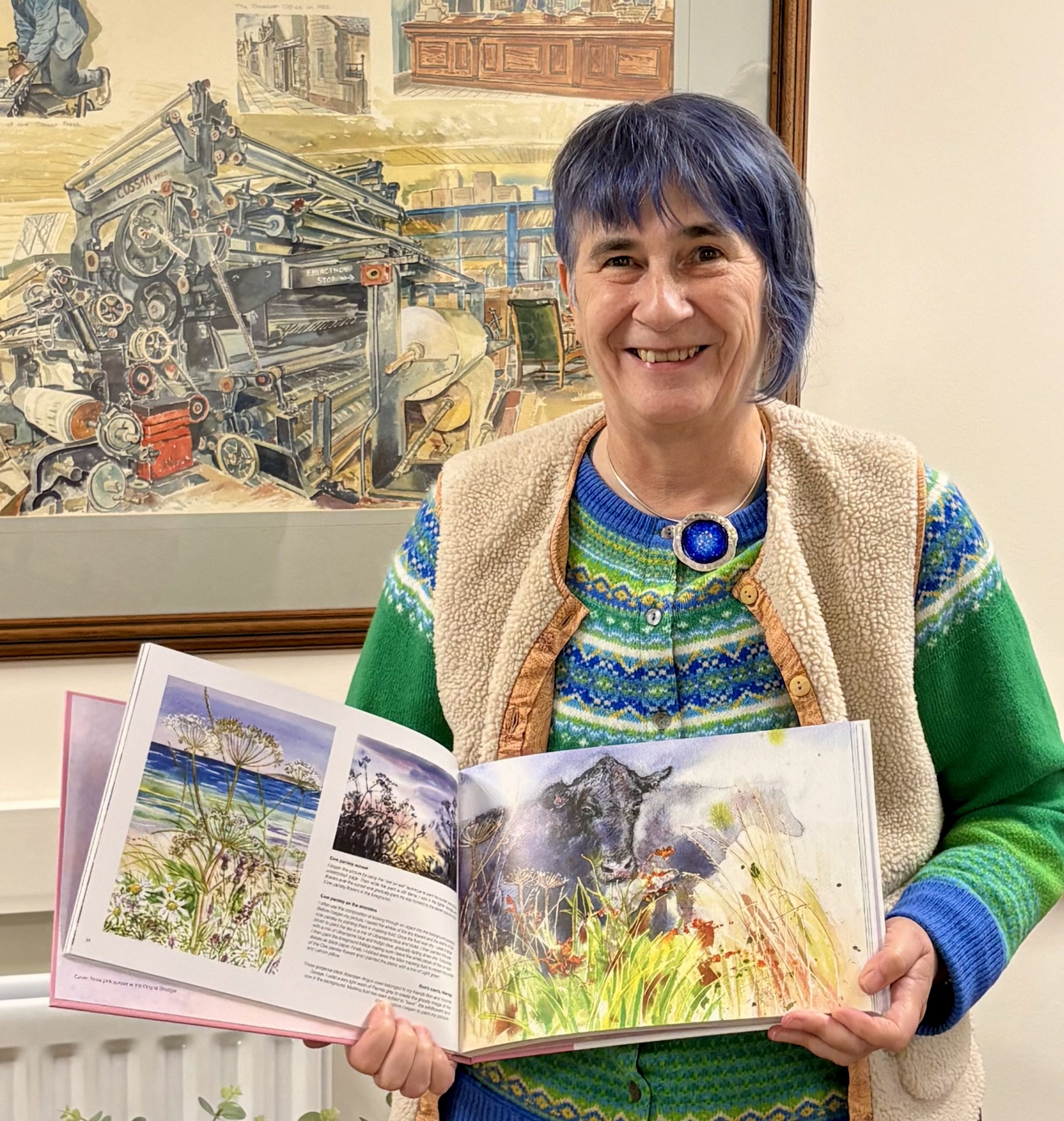 Jane Glue’s memoir reflect shifting shades and hues of 40-year career