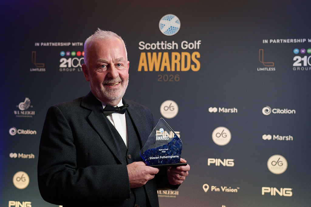 Golf stalwart’s dedication to the fore after winning national volunteering award