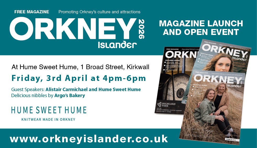 Orkney Islander magazine launch marks start of 2026 tourism season