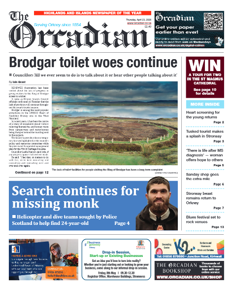 In this week’s The Orcadian