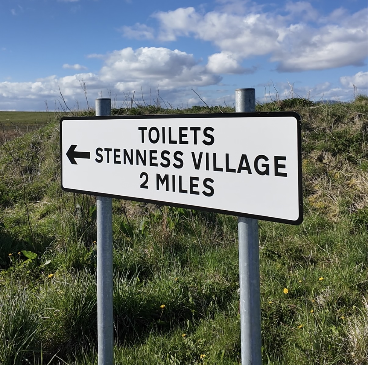 Cruising in Orkney — time to spend a penny?