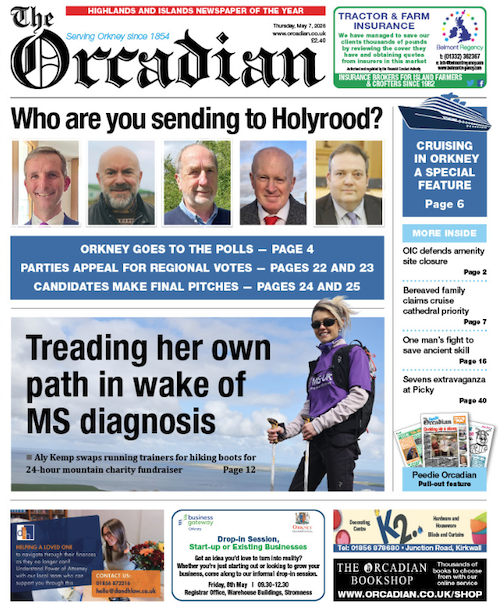 In this week’s The Orcadian