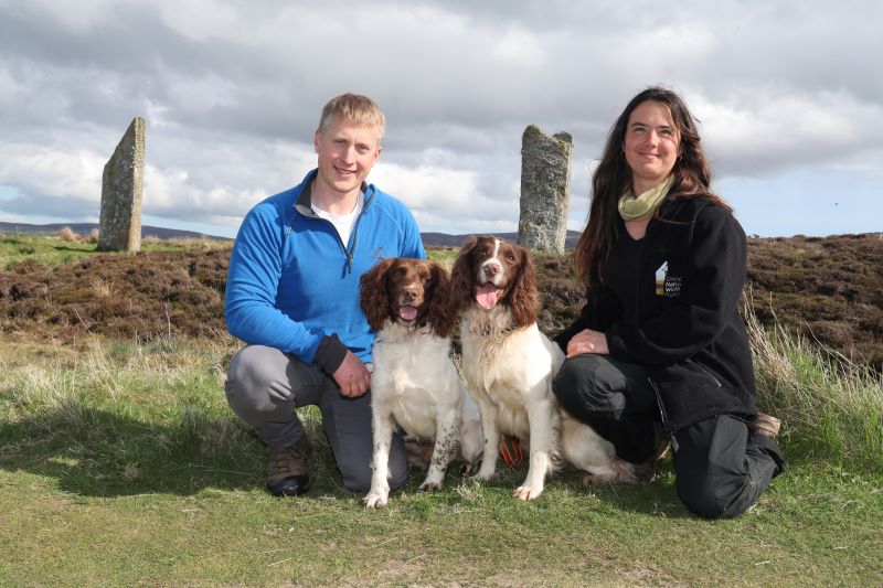 Orkney dog duo joins stoat scheme