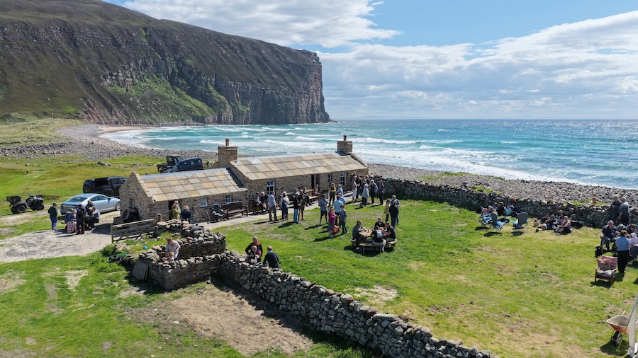 Rackwick Bothy reopened after painstaking renovation