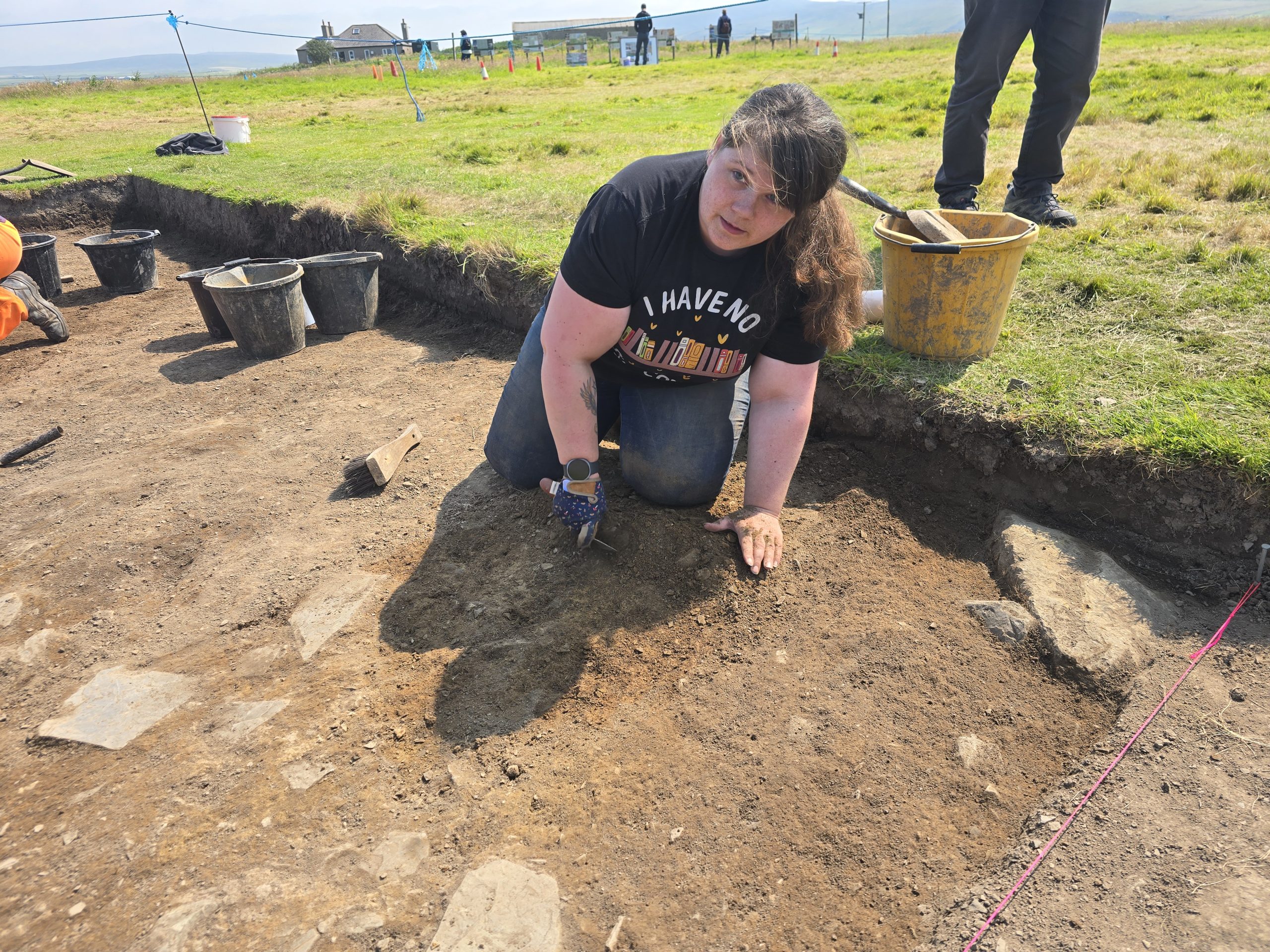 A day digging at the Ness of Brodgar…