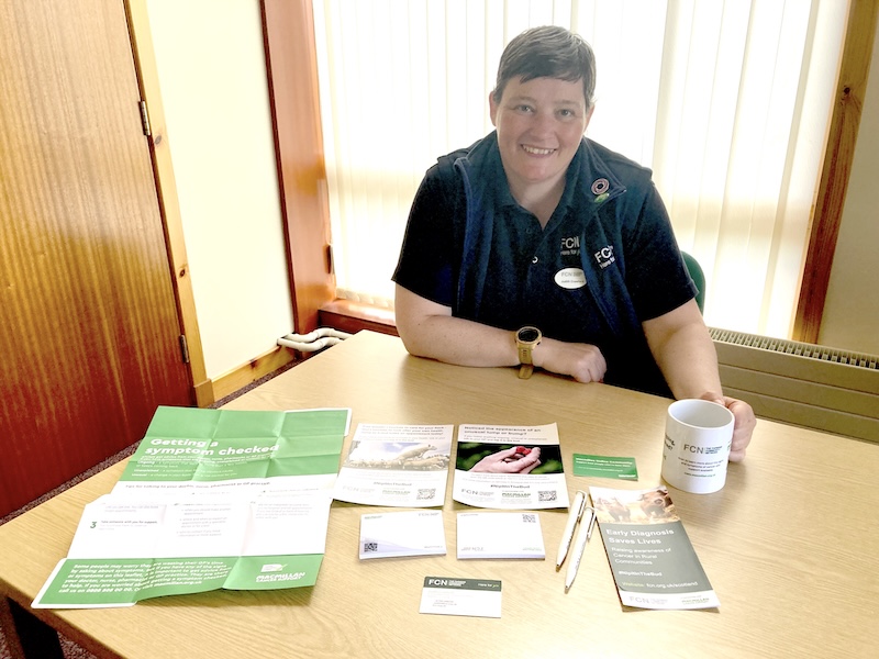 Early diagnosis message for farmers living with cancer