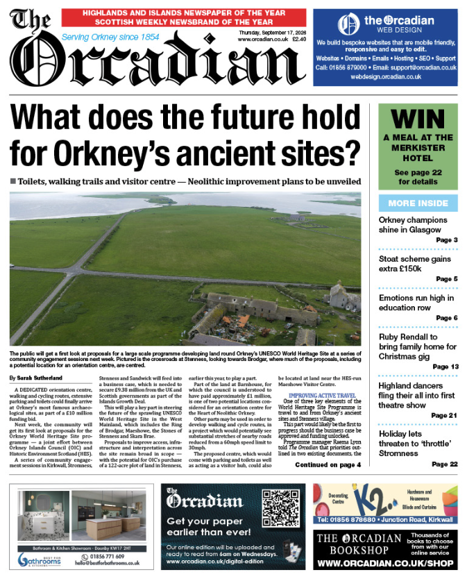 Plans unveiled for the future of Orkney’s ancient sites