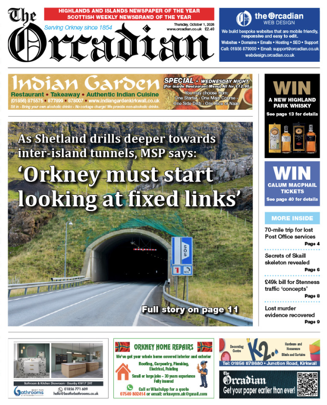 ‘Orkney must start looking at fixed links’