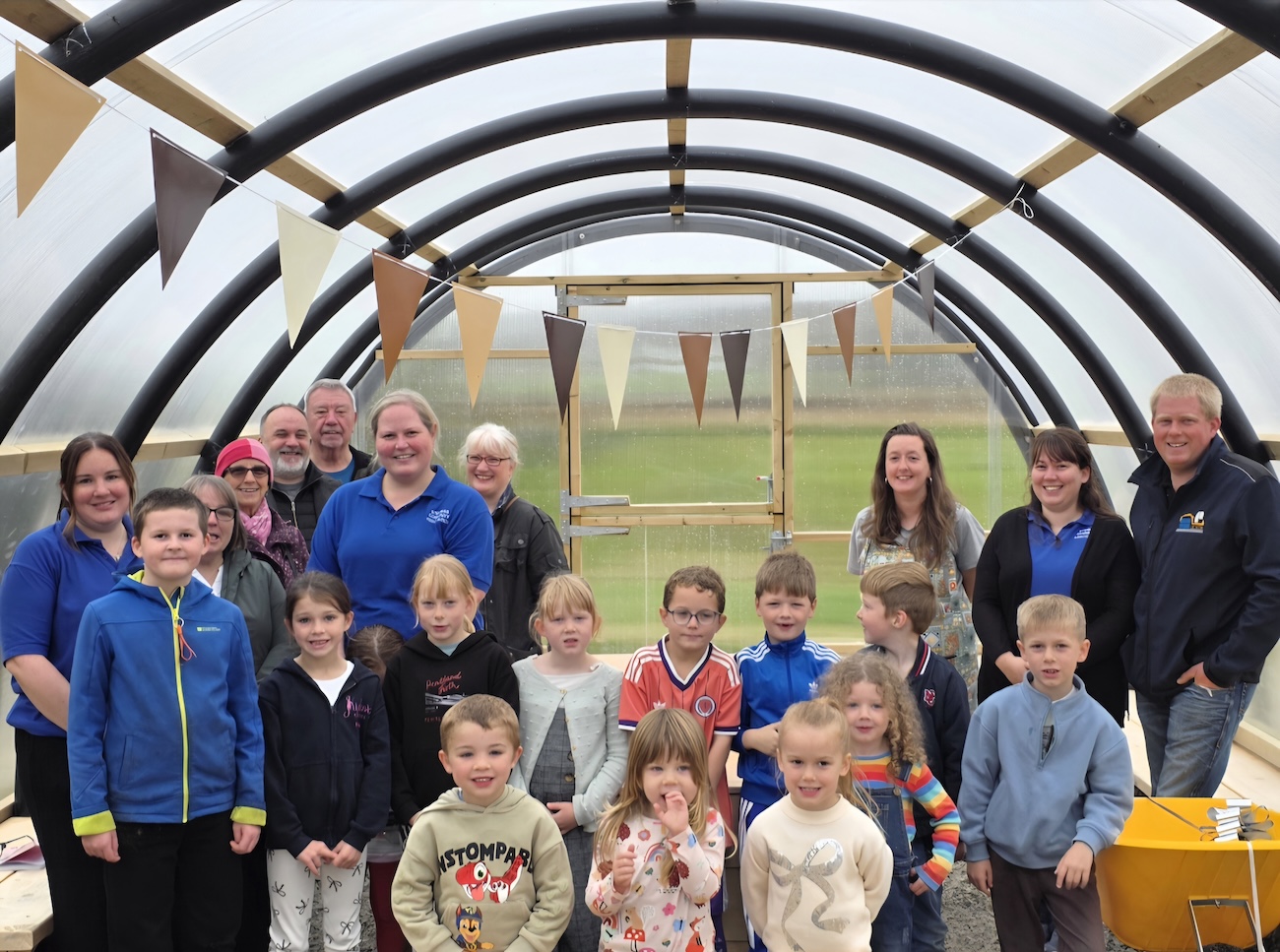 Polycrub opening marks next phase in Stenness project