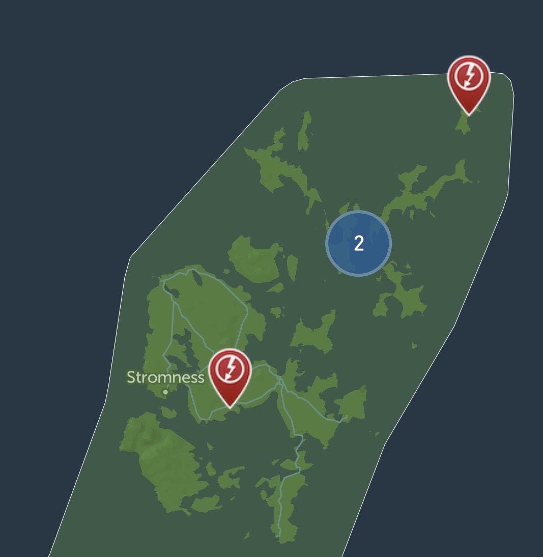 Storm Boelo brings power cuts across Orkney